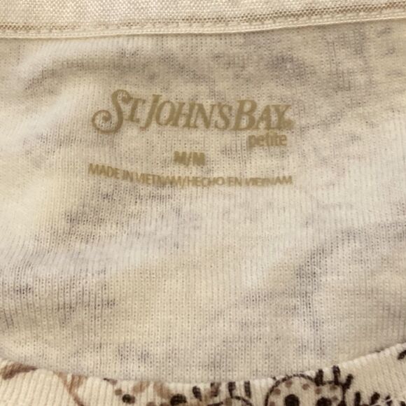 ST JOHNS BY WOMEN BLOUSE SIZE M - Picture 5 of 8